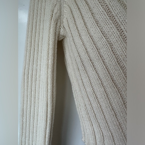 Urban Outfitters - Lucky V-Neck Cropped Cardigan - Cream - M - Picture 6 of 11